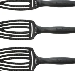 Olivia Garden Fingerbrush Combo Full Black - Small