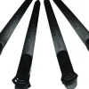 Olivia Garden 2-in-1 Sectioning Double Clip Black - 4 Pcs