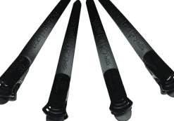 Olivia Garden 2-in-1 Sectioning Double Clip Black - 4 Pcs