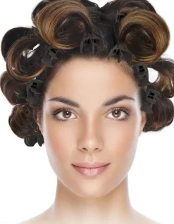 Olivia Garden 2-in-1 Sectioning Double Clip Black - 4 Pcs