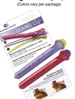 Olivia Garden 2-in-1 Sectioning Double Clip - 2 Pcs