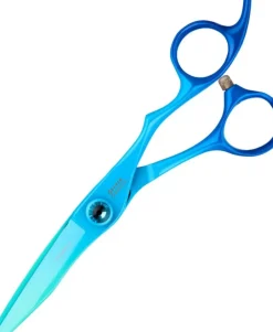 Olivia Garden PowerCut Rainbow Blue Set 5.5" Cutting and 6.0" Thinning scissor