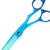 Olivia Garden PowerCut Rainbow Blue 6'' - 28 Teeth