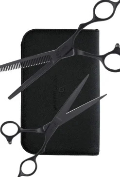 Olivia Garden Silkcut Pro Matt Black 6.50 Set