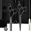 Olivia Garden SilkCut PRO Matt Black Set of 2 - 5.75"
