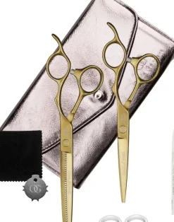 Olivia Garden SilkCut Pro Matt Gold Set