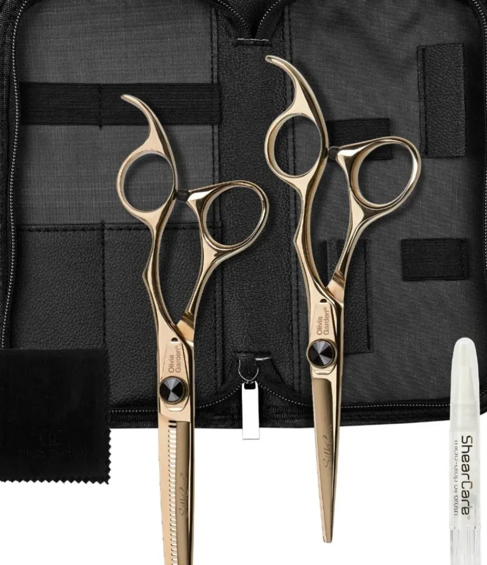 Olivia Garden SilkCut Set Black Gold
