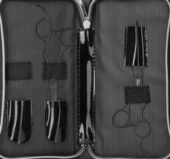 Olivia Garden Silk Cut Set Matt Black 5.75" + Thinning Schear 6.35"