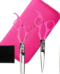 Olivia Garden Silk Cut Think Pink 2er Set 5.75" And 6" Thinner