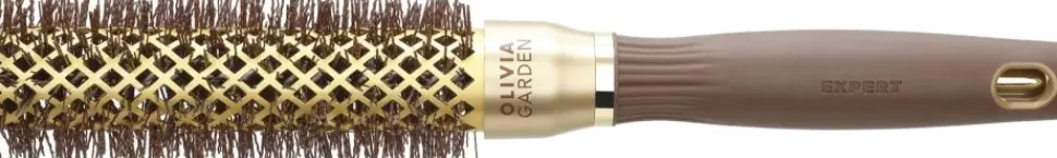Olivia Garden XL Expert Blowout Speed Wavy Bristles Gold & Brown 25 mm
