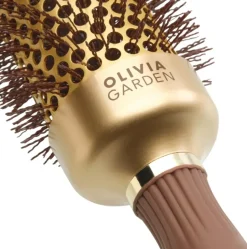 Olivia Garden XL Expert Blowout Speed Wavy Bristles Gold & Brown 25 mm