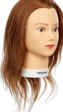 Original Best Buy - Islaine Træningshoved 100% Naturligt Hår 15-40 Cm
