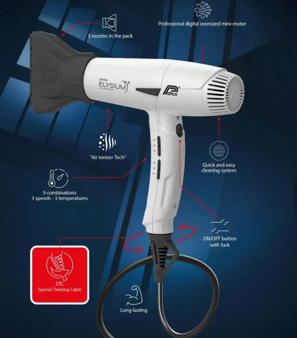 Parlux Elysium White 2300 Watt