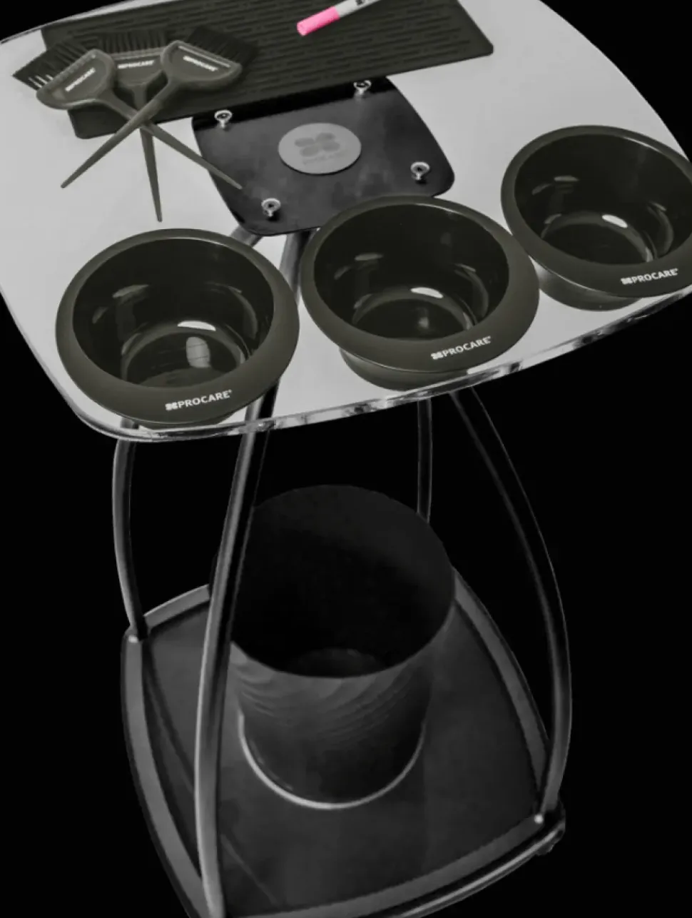 Procare Hair Hostess Trolley - Black Short
