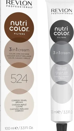 Revlon Professional Nutri Color Filters 524 Coppery Pearl Brown 100 ml