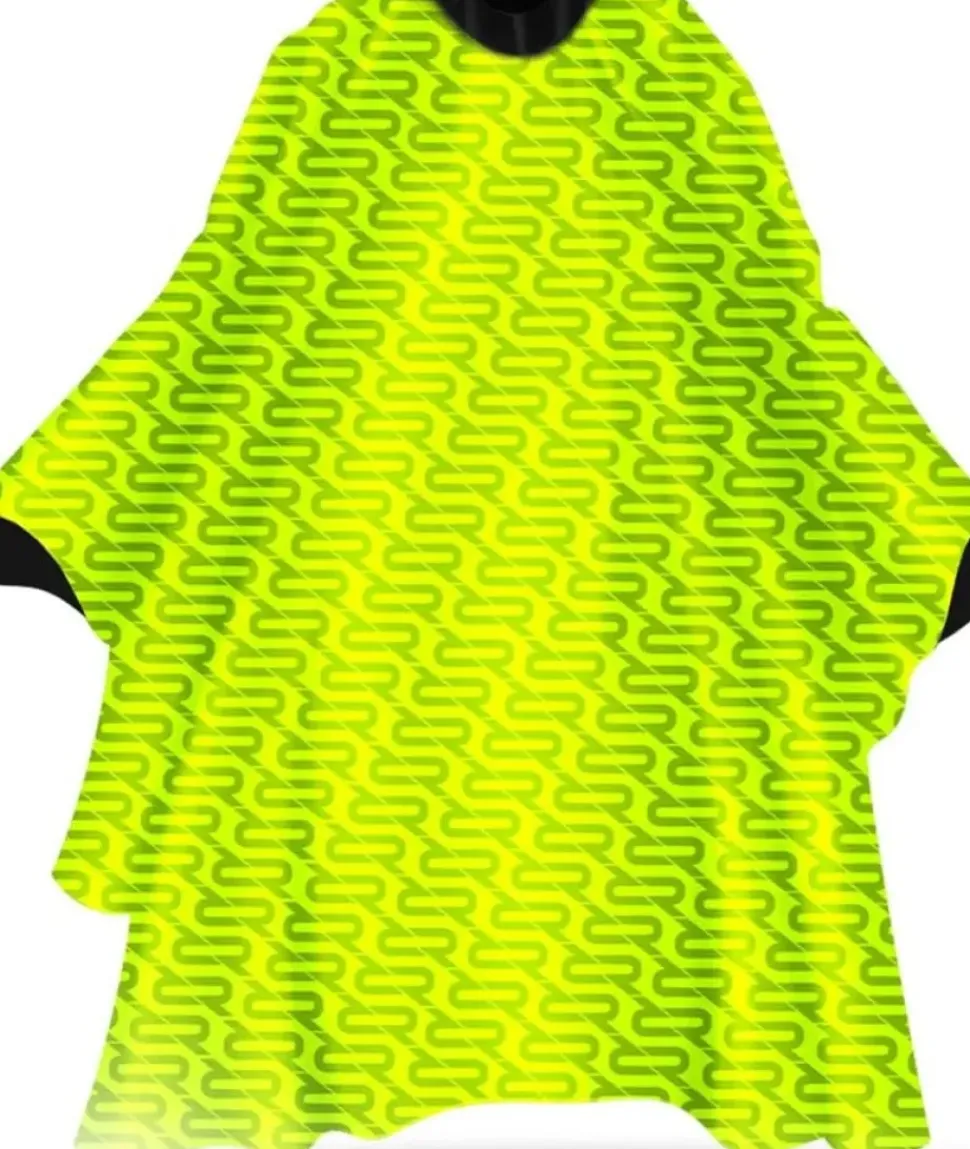 Rovra Barber Cape - Neoprene Collar - Green