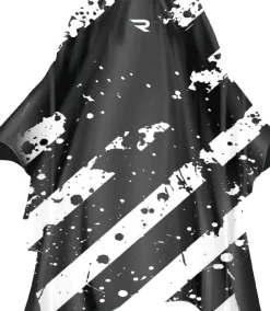 Rovra Barber Cape Splash - Black & White