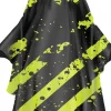 Rovra Barber Cape Splash - Green & Black