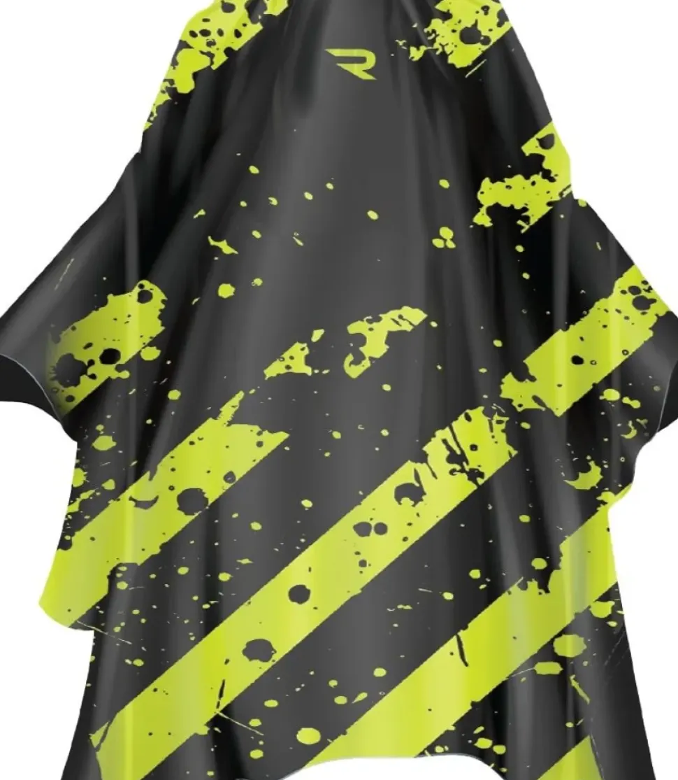 Rovra Barber Cape Splash - Green & Black
