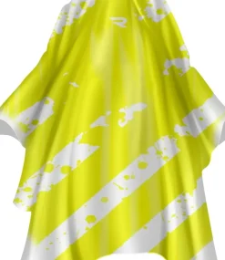 Rovra Barber Cape Splash - White & Green