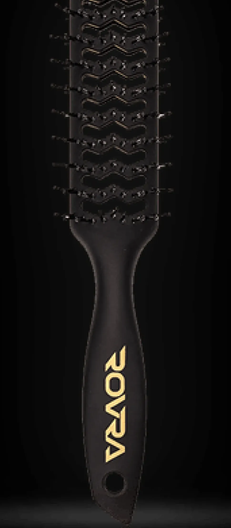 Rovra Hair Styling Double Brush - Black