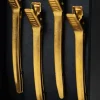 Rovra Set 4 Pcs Hair Clips - Gold