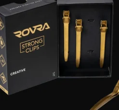 Rovra Set 4 Pcs Hair Clips - Gold