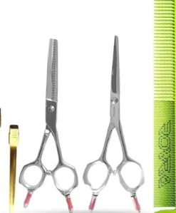 Rovra Set Scissors Student 5.5" + Hair Comb And Clips
