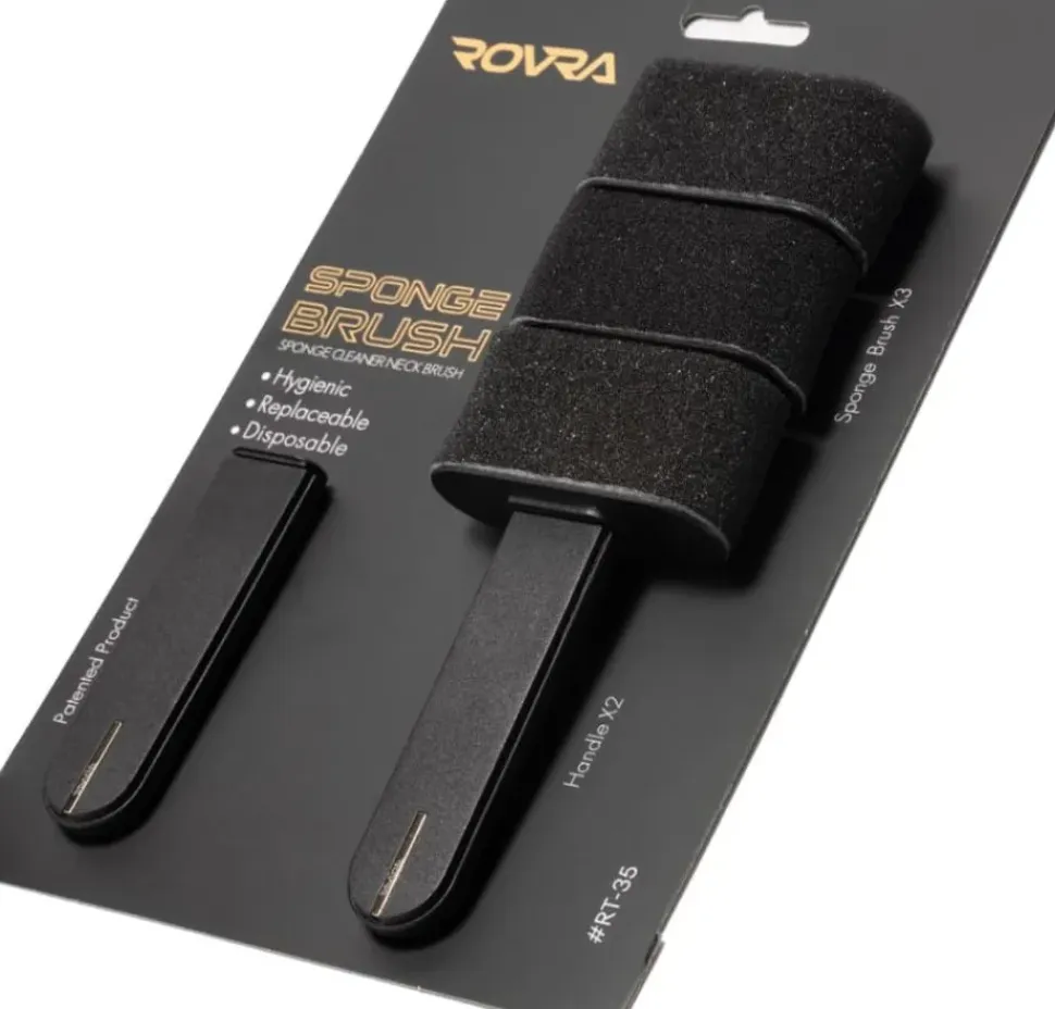 Rovra Sponge Neck Duster - Black