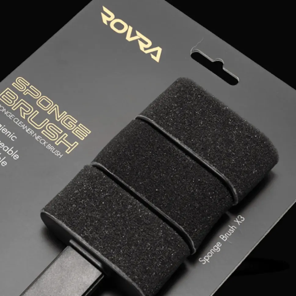 Rovra Sponge Neck Duster - Black