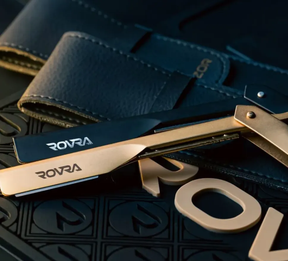 Rovra Stainless Steel Razor - Black