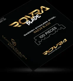 ROVRA Swedish Stainless Steel Razor Blades - 100 Pack