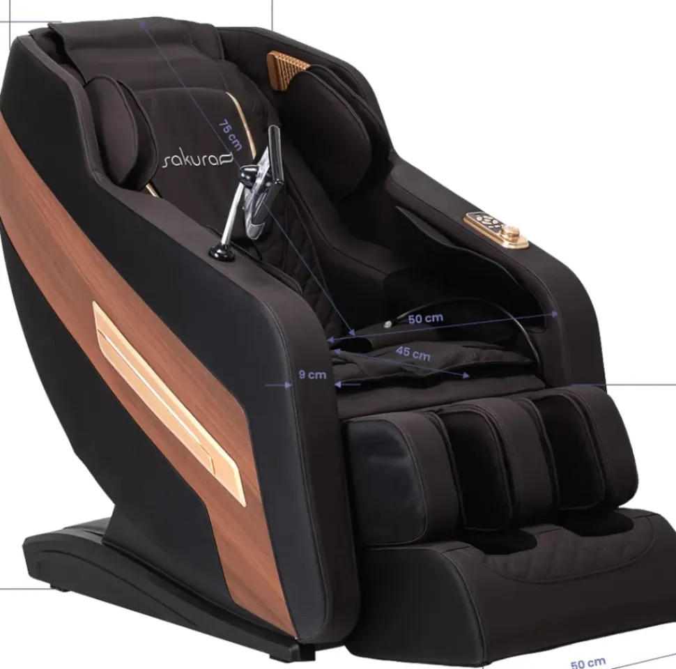 Sakura Massage Chair 306A Wooden Leather