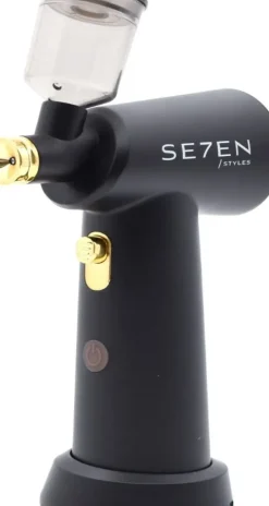 Se7en Styles Black Airbrush Wireless Charging