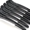 Se7en Styles Black Silicon Clips 6 pcs