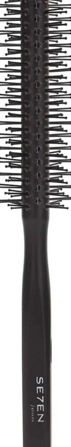 Se7en Styles Black Wooden Round Brush 12 mm