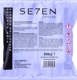 Se7en Styles Bleaching Powder Blue 9 Tones 500 g