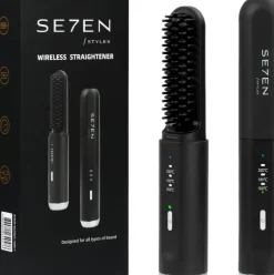 Se7en Styles Cordless Beard & Hair Straightener