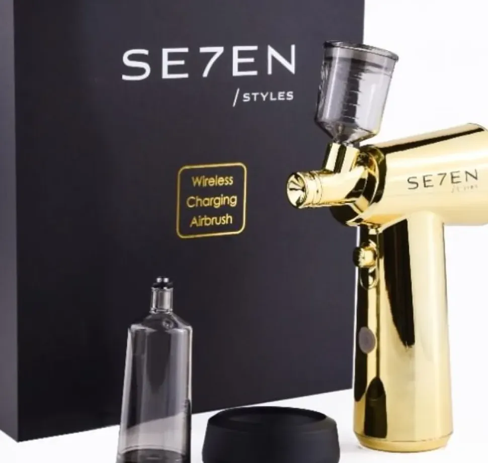 Se7en Styles Gold Airbrush Wireless Charging