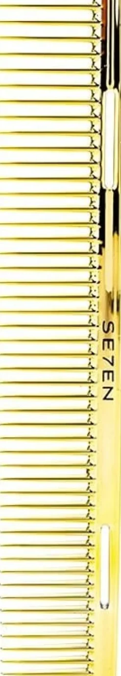 Se7en Styles Gold Metal Clipper Comb - 21 cm
