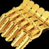 Se7en Styles Gold Shark Clips 6 Pcs