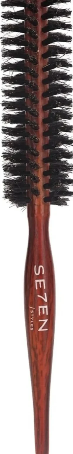 Se7en Styles Medium Wooden Round Brush 12 mm