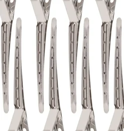 Se7en Styles Metal Clips 8,9 cm - 12 Pcs