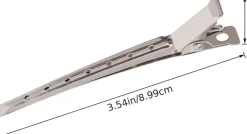 Se7en Styles Metal Clips 8,9 cm - 12 Pcs