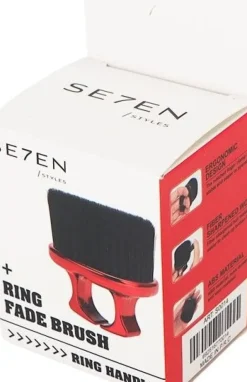 Se7en Styles Mini Fade Finger Brush Red