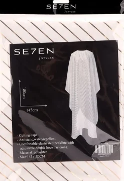 Se7en Styles White Gold Barber Cape