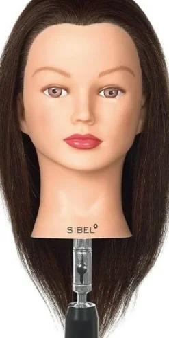 Sibel Aline Training Head 100% Natural Hair 20-40 cm
