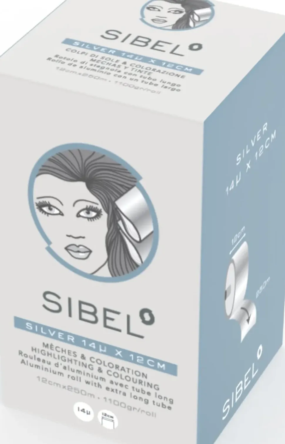 Sibel - Aluminium foile 12 cm x 250m - 14My