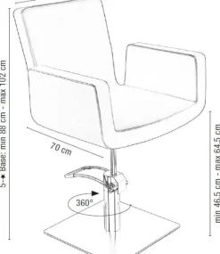 Sibel Attractio Styling Chair Brown