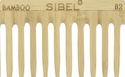 Sibel Bamboo B2 Wooden Antistatic Afro Comb 10,2 cm